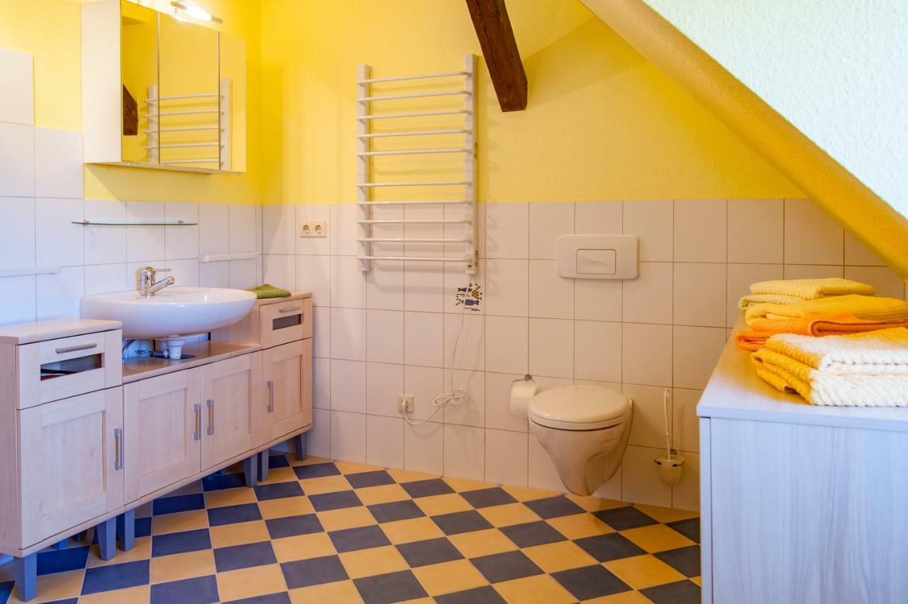 Dreiseitenhof Ferienwohnung Kuenzel Tharandt Exterior photo